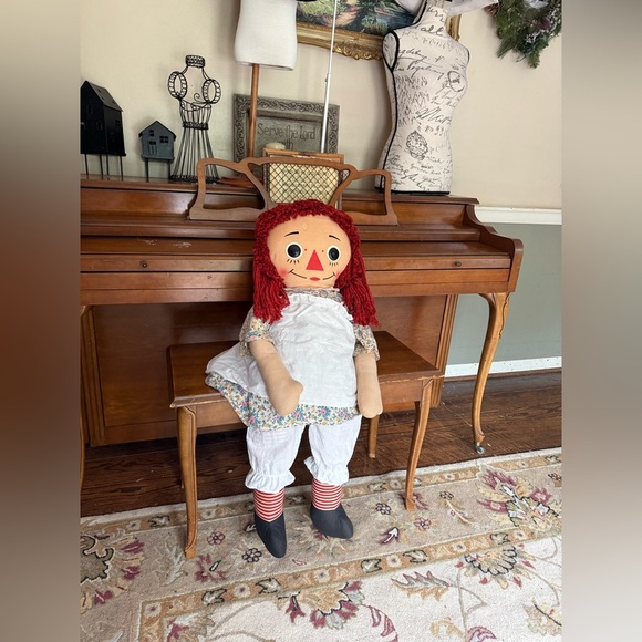 Rare Vintage 1960's XL Annabelle The Original Knickerbocker Raggedy Ann
Doll - Picture 3 of 11